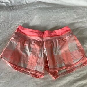 Pink plaid Lululemon shorts